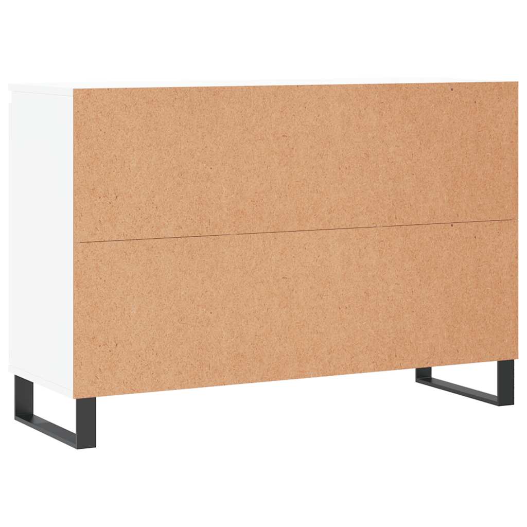 Sideboard White 101,5x35x70 cm Engineered Wood