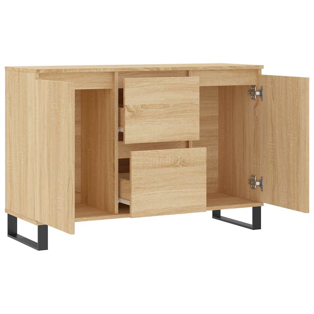 Sideboard Sonoma Oak 101,5x35x70 cm Engineered Wood