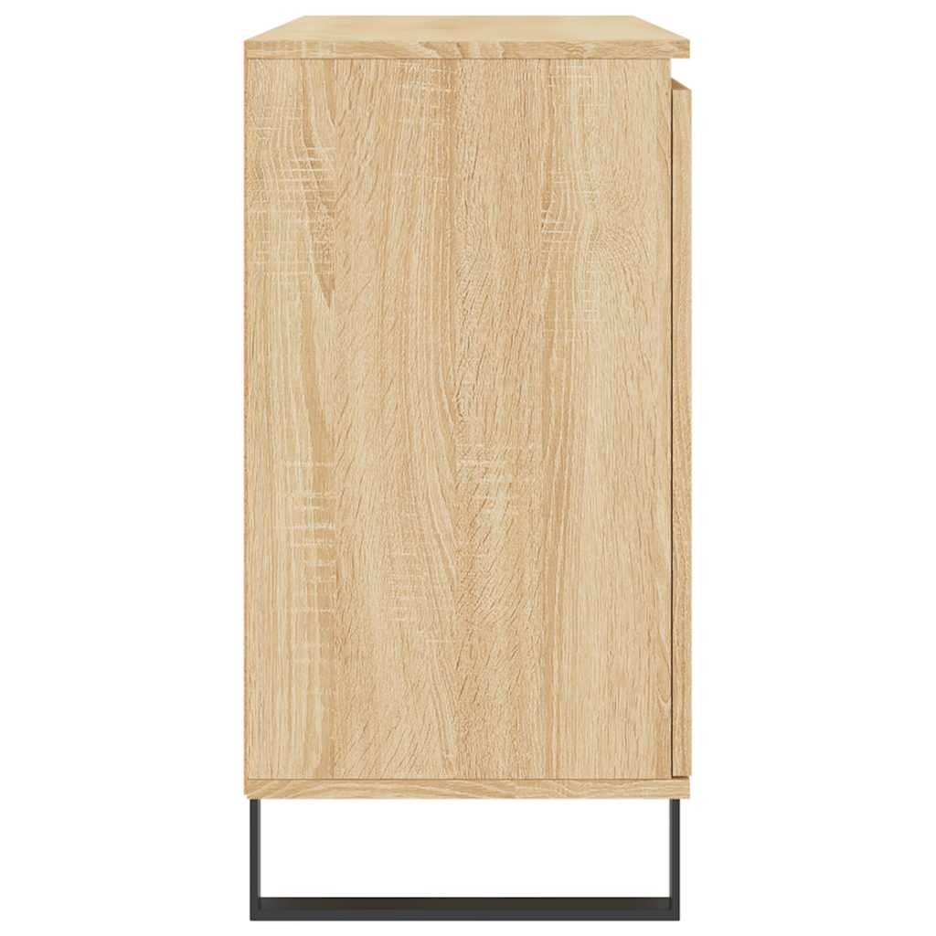 Sideboard Sonoma Oak 101.5x35x70 cm Engineered Wood