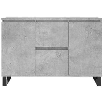 Sideboard Concrete Grey 101,5x35x70 cm Engineered Wood