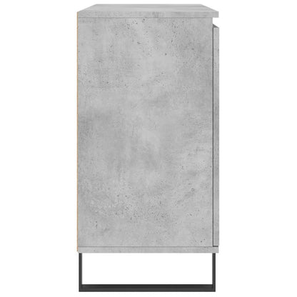 Sideboard Concrete Grey 101,5x35x70 cm Engineered Wood