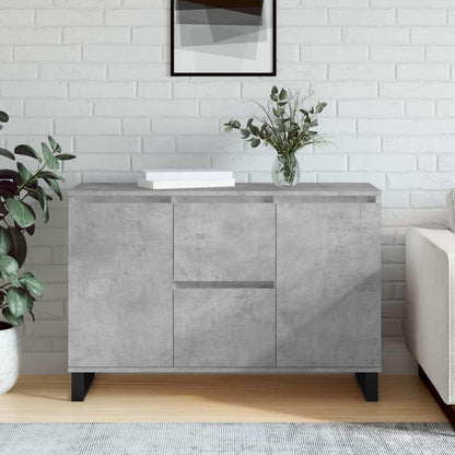 Sideboard Concrete Grey 101,5x35x70 cm Engineered Wood