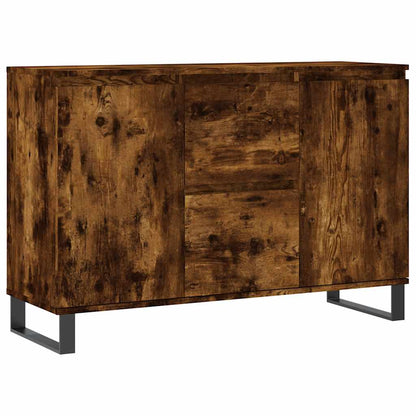 Sideboard Smoked Oak 101,5x35x70 cm Engineered Wood