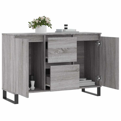 Sideboard Grey Sonoma 101,5x35x70 cm Engineered Wood