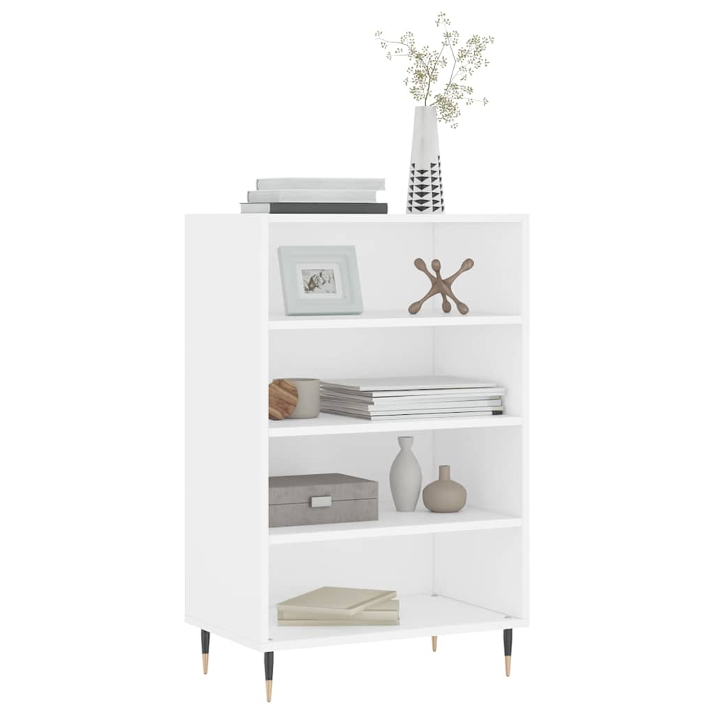 Highboard White 57x35x90 cm Engineered Wood