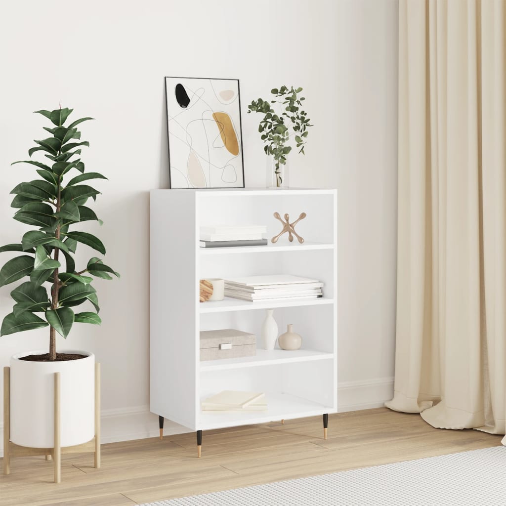 Highboard White 57x35x90 cm Engineered Wood