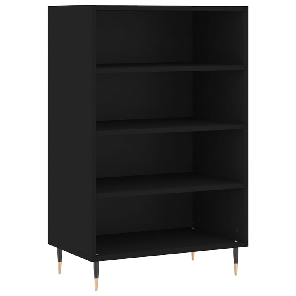 Highboard Black 57x35x90 cm Engineered Wood