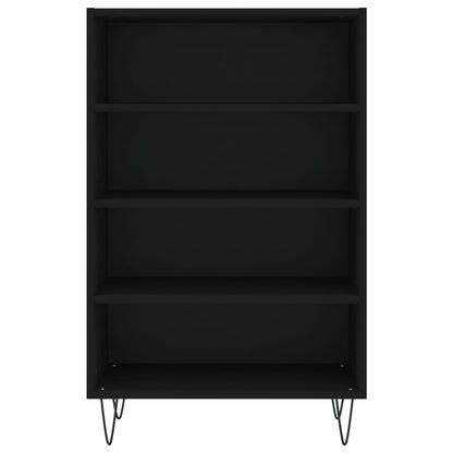 Highboard Black 57x35x90 cm Engineered Wood