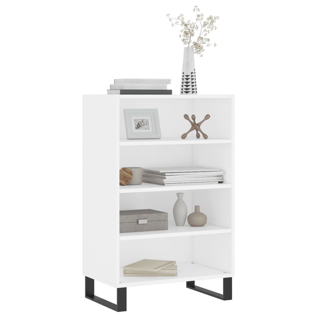 Highboard White 57x35x90 cm Engineered Wood