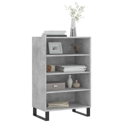 Highboard Concrete Grey 57x35x90 cm Engineered Wood