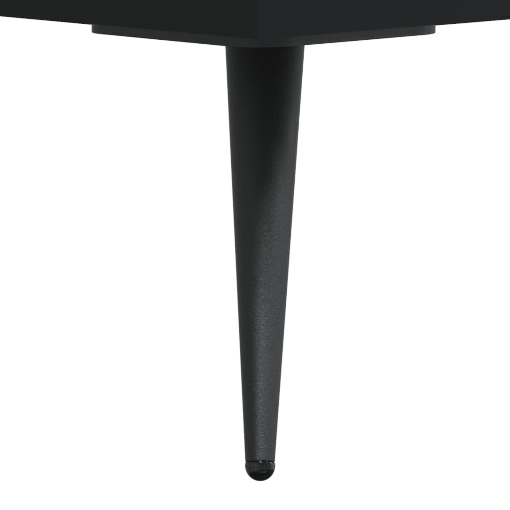 Bedside Cabinets 2 pcs Black 40x35x47,5 cm Engineered Wood