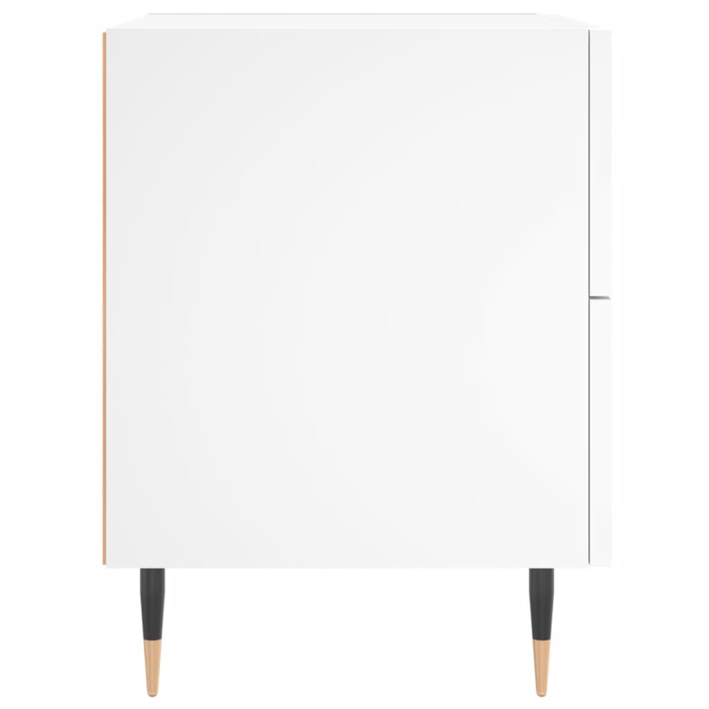 Bedside Cabinets 2 pcs White 40x35x47.5 cm Engineered Wood