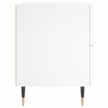 Bedside Cabinets 2 pcs White 40x35x47.5 cm Engineered Wood