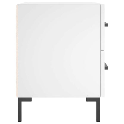 Bedside Cabinets 2 pcs White 40x35x47.5 cm Engineered Wood