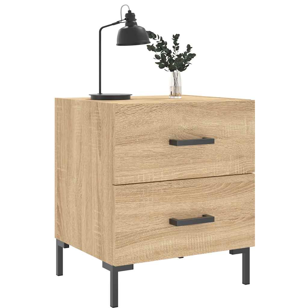 Bedside Cabinets 2 pcs Sonoma Oak 40x35x47.5 cm Engineered Wood