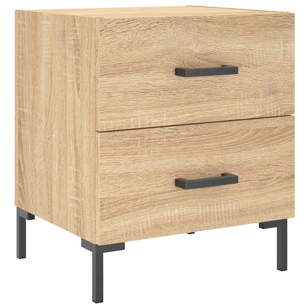 Bedside Cabinets 2 pcs Sonoma Oak 40x35x47.5 cm Engineered Wood