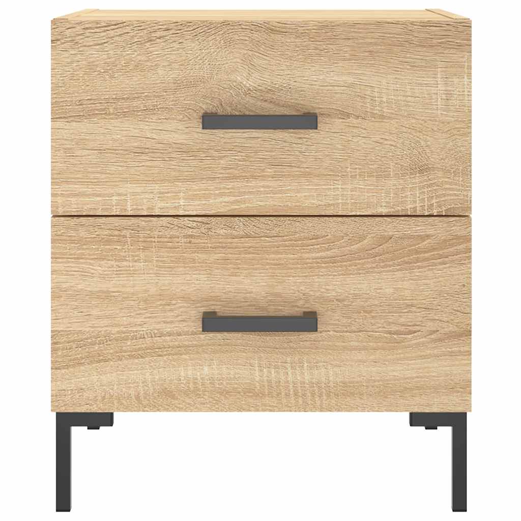 Bedside Cabinets 2 pcs Sonoma Oak 40x35x47.5 cm Engineered Wood