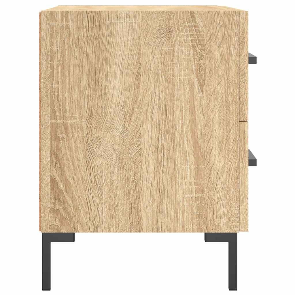 Bedside Cabinets 2 pcs Sonoma Oak 40x35x47.5 cm Engineered Wood