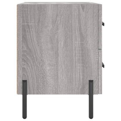 Bedside Cabinet Grey Sonoma 40x35x47.5 cm Engineered Wood