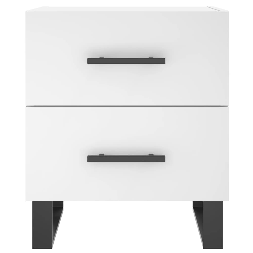 Bedside Cabinet White 40x35x47,5 cm Engineered Wood