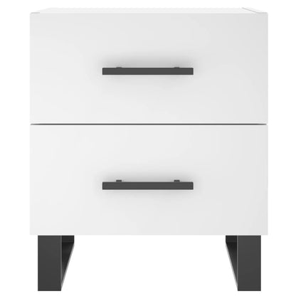 Bedside Cabinet White 40x35x47,5 cm Engineered Wood