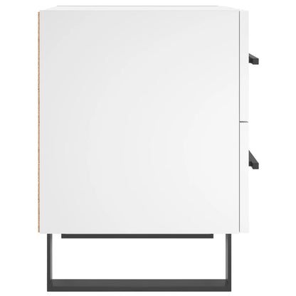 Bedside Cabinet White 40x35x47,5 cm Engineered Wood