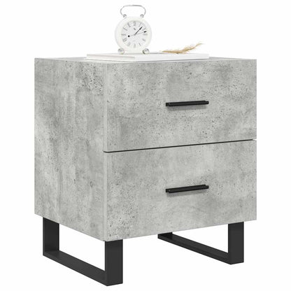 Bedside Cabinets 2 pcs Concrete Grey 40x35x47.5 cm Engineered Wood