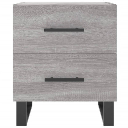 Bedside Cabinet Grey Sonoma 40x35x47,5 cm Engineered Wood