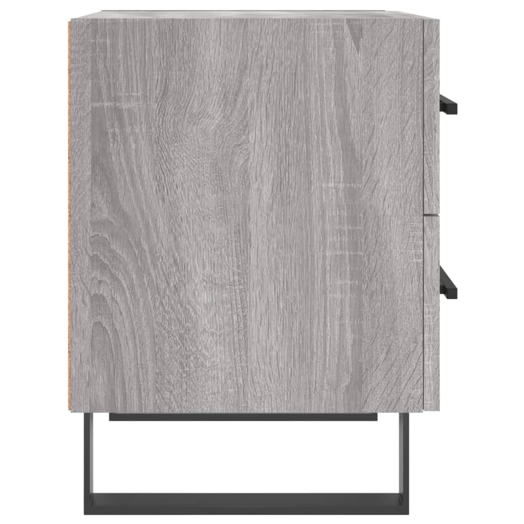 Bedside Cabinet Grey Sonoma 40x35x47,5 cm Engineered Wood