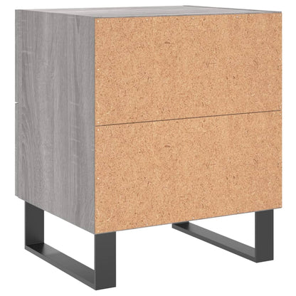 Bedside Cabinet Grey Sonoma 40x35x47,5 cm Engineered Wood