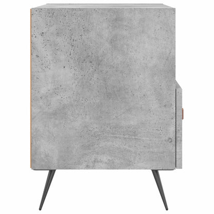 Bedside Cabinets 2 pcs Concrete Grey 40x35x47.5 cm Engineered Wood