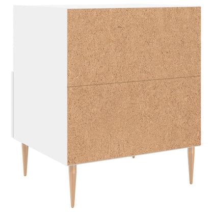 Bedside Cabinets 2 pcs White 40x35x47.5 cm Engineered Wood