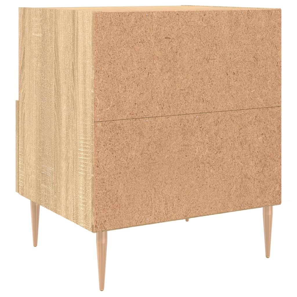 Bedside Cabinet Sonoma Oak 40x35x47.5 cm Engineered Wood