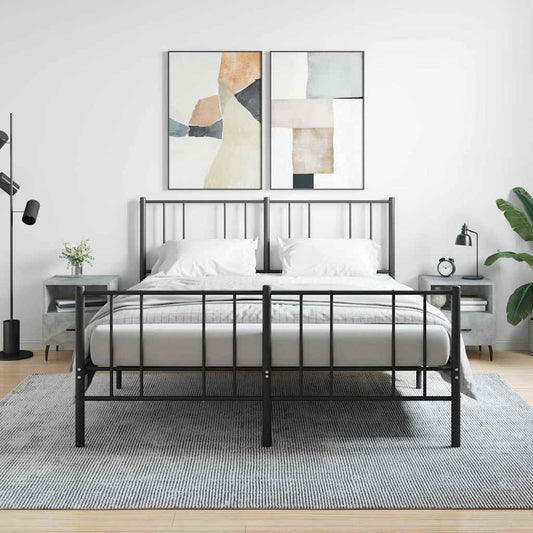 Bedside Cabinets 2 pcs Concrete Grey 40x35x47.5 cm Engineered Wood