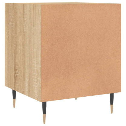 Bedside Cabinets 2 pcs Sonoma Oak 40x40x50 cm Engineered Wood