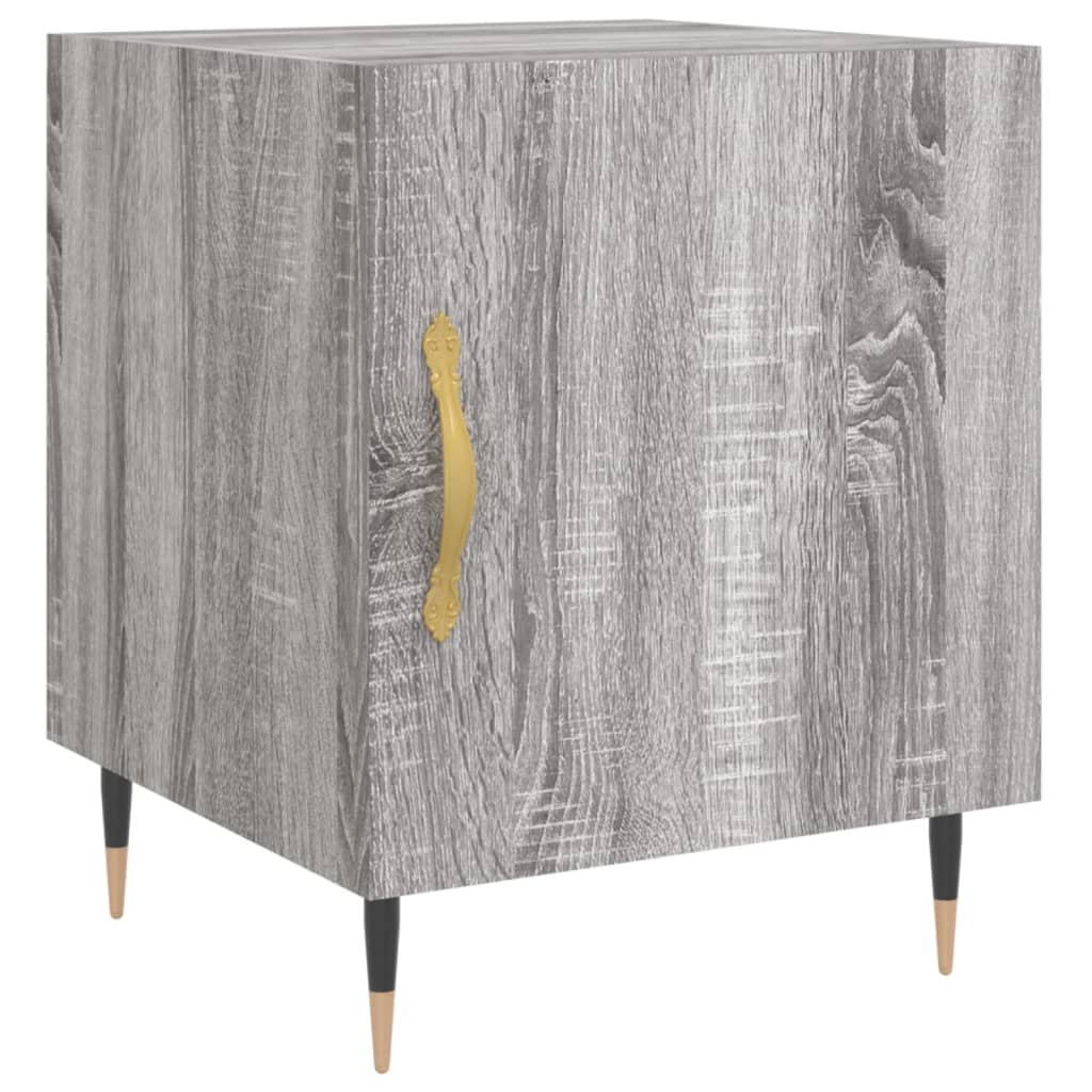 Bedside Cabinet | Grey Sonoma | Engineered wood | Medium
