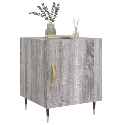 Bedside Cabinet | Grey Sonoma | Engineered wood | Medium