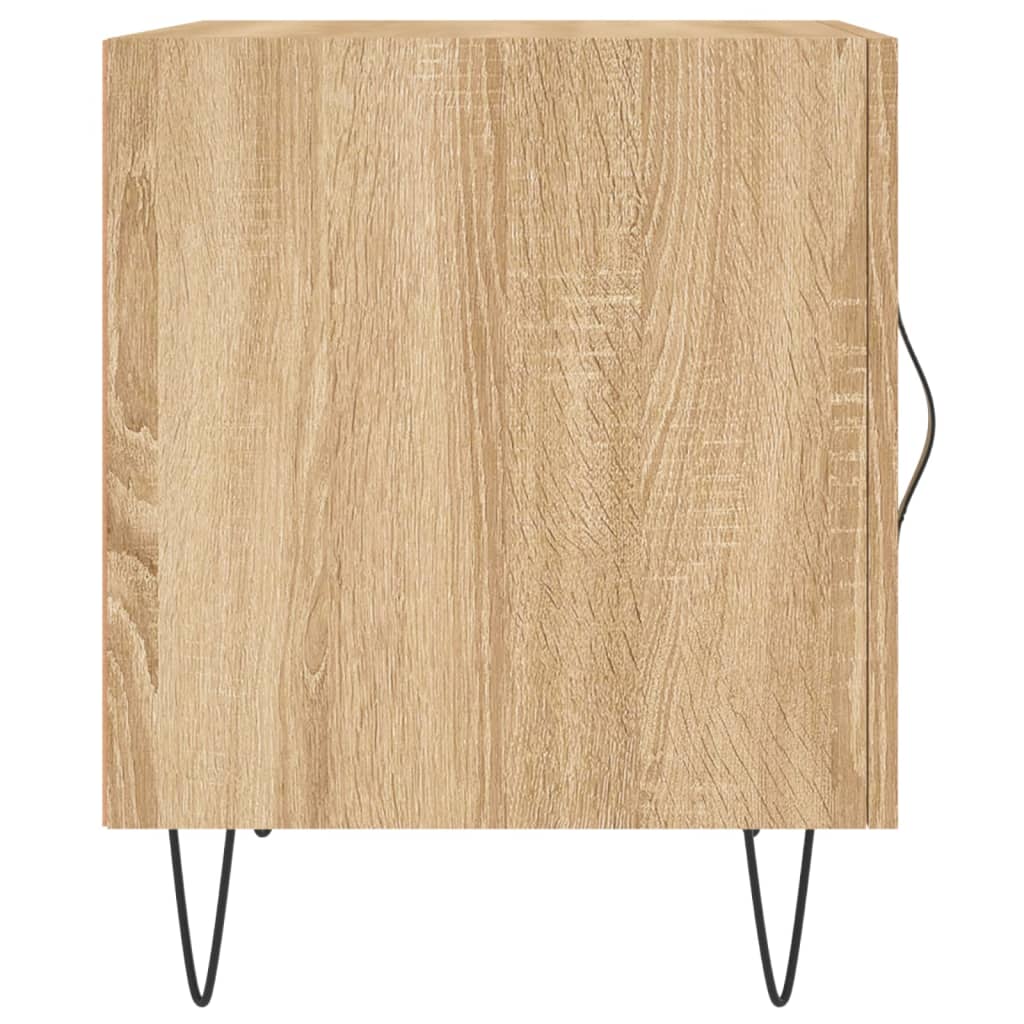 Bedside Cabinets 2 pcs Sonoma Oak 40x40x50 cm Engineered Wood