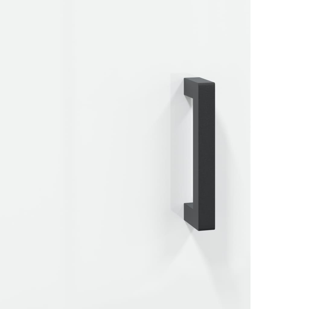 Bedside Cabinets 2 pcs High Gloss White 40x40x50 cm