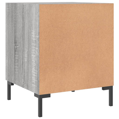Bedside Cabinets 2 pcs Grey Sonoma 40x40x50 cm Engineered Wood