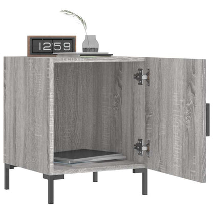 Bedside Cabinets 2 pcs Grey Sonoma 40x40x50 cm Engineered Wood
