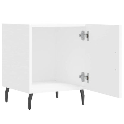 Bedside Cabinet White 40x40x50 cm Engineered Wood