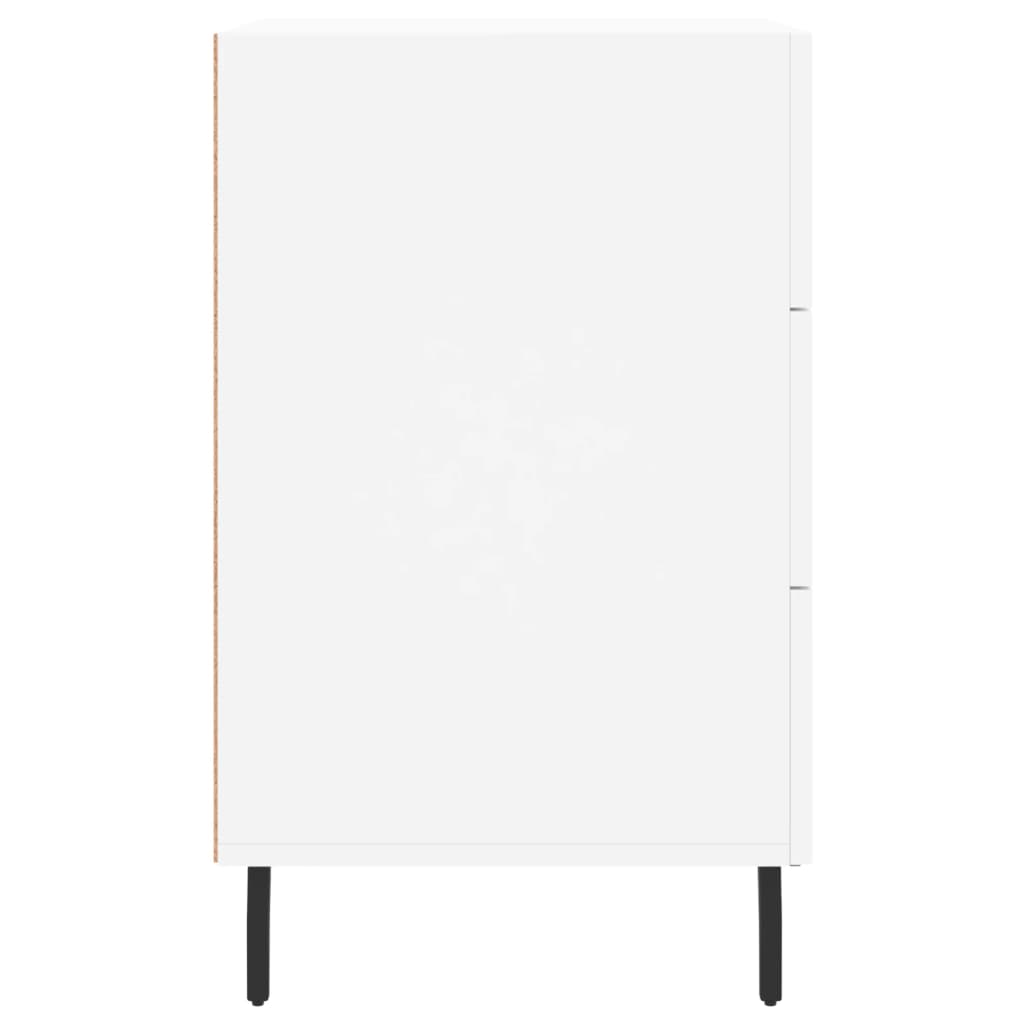 Bedside Cabinet White 40x40x66 cm Engineered Wood