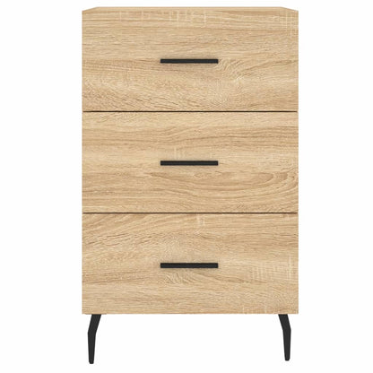 Bedside Cabinet Sonoma Oak 40x40x66 cm Engineered Wood
