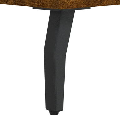 Bedside Cabinet Smoked Oak 40x40x66 cm Engineered Wood