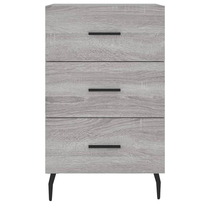 Bedside Cabinet Grey Sonoma 40x40x66 cm Engineered Wood