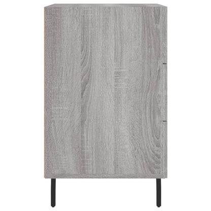 Bedside Cabinet Grey Sonoma 40x40x66 cm Engineered Wood
