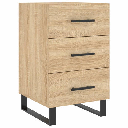 Bedside Cabinet Sonoma Oak 40x40x66 cm Engineered Wood