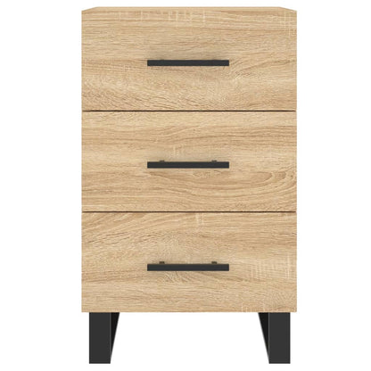 Bedside Cabinet Sonoma Oak 40x40x66 cm Engineered Wood