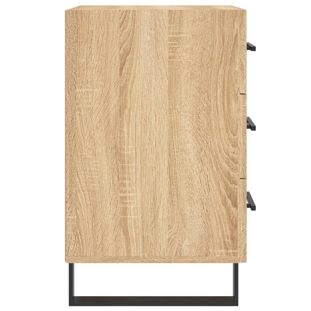 Bedside Cabinet Sonoma Oak 40x40x66 cm Engineered Wood
